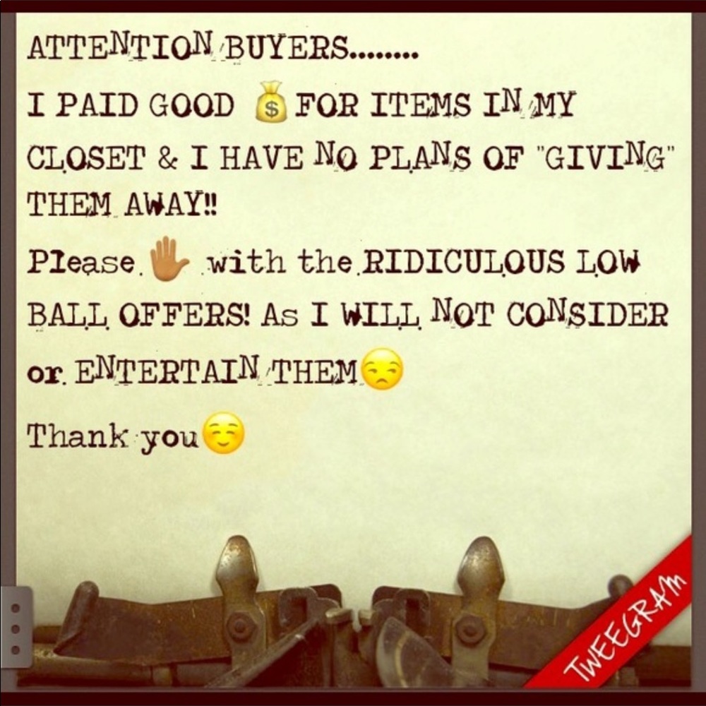 Make a reasonable offer
